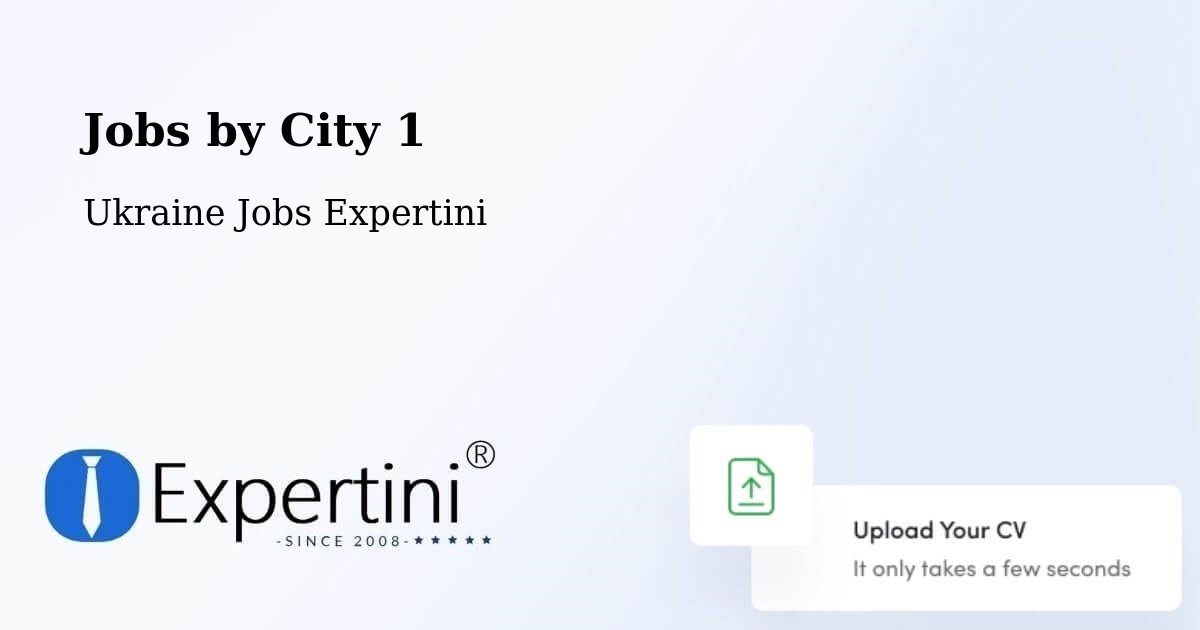 City Jobs in Ukraine - Expertini