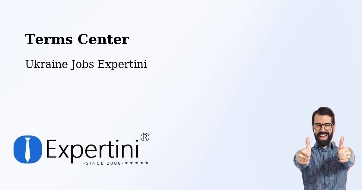 Terms of Service – Dnipro - Ukraine Jobs Expertini